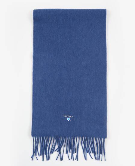 Plain Lambswool Scarf True Navy