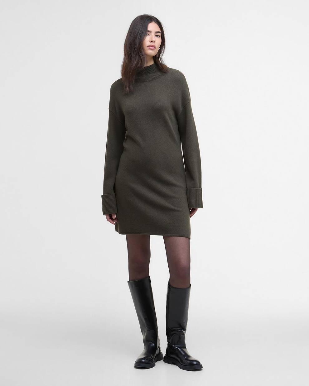 Mini-abito in maglia Lana