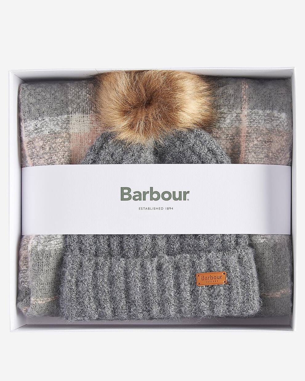Saltburn Beanie & Tartan Scarf Gift Set