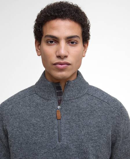Talder Half-Zip Jumper Charcoal