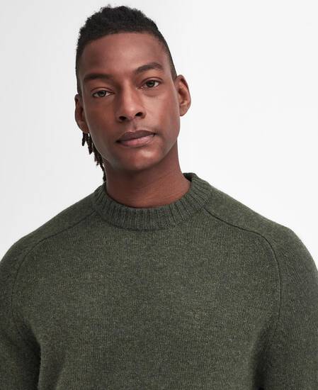 Grangetown Crew Neck Jumper Mid Olive