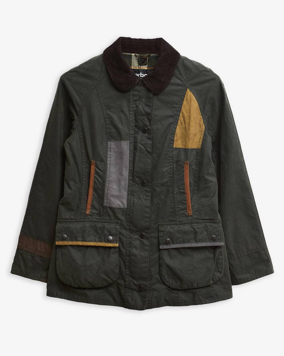 Barbour Re-Loved Beadnell Waxed Jacket - Size 10 Sage