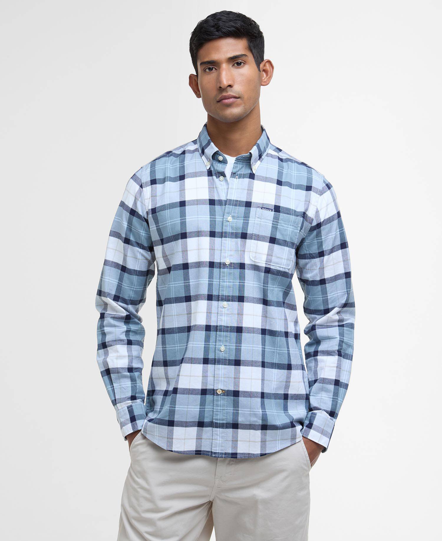 Lewis Tailored Long-Sleeved Shirt Northshore Tartan image number 0