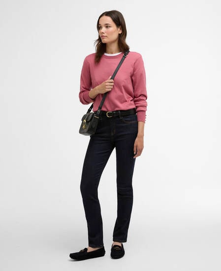 Clover Crew-Neck Jumper Wildberry