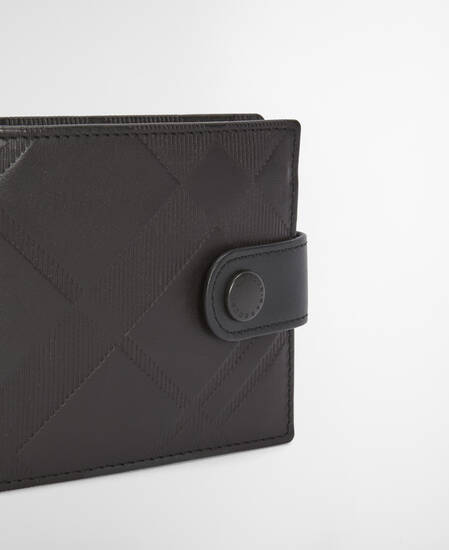 Lederportemonnaie Bamburgh Deboss Black