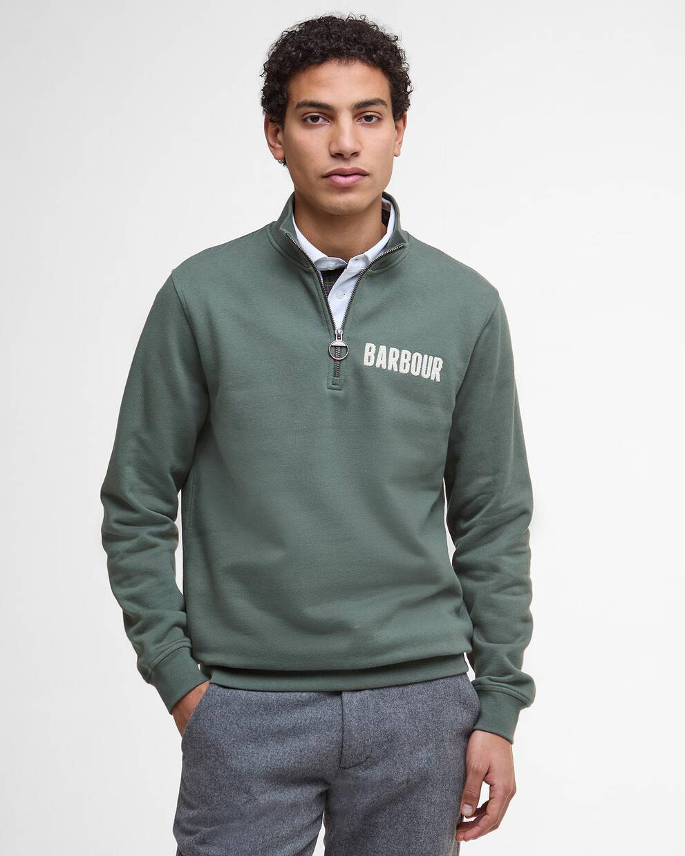 Sweatshirt Cotes Half-Zip