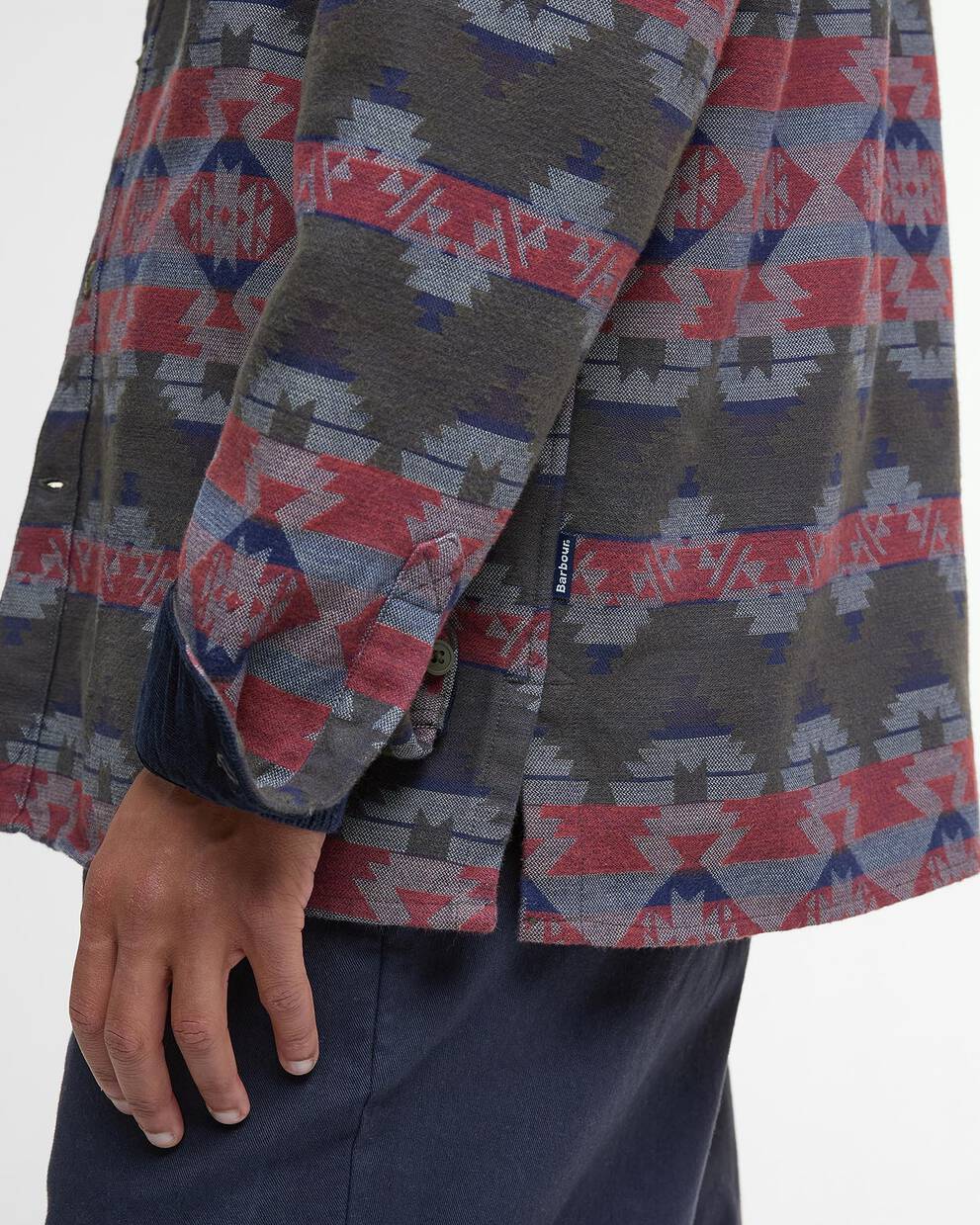 Camicia in jacquard dalla vestibilità comoda Greatend