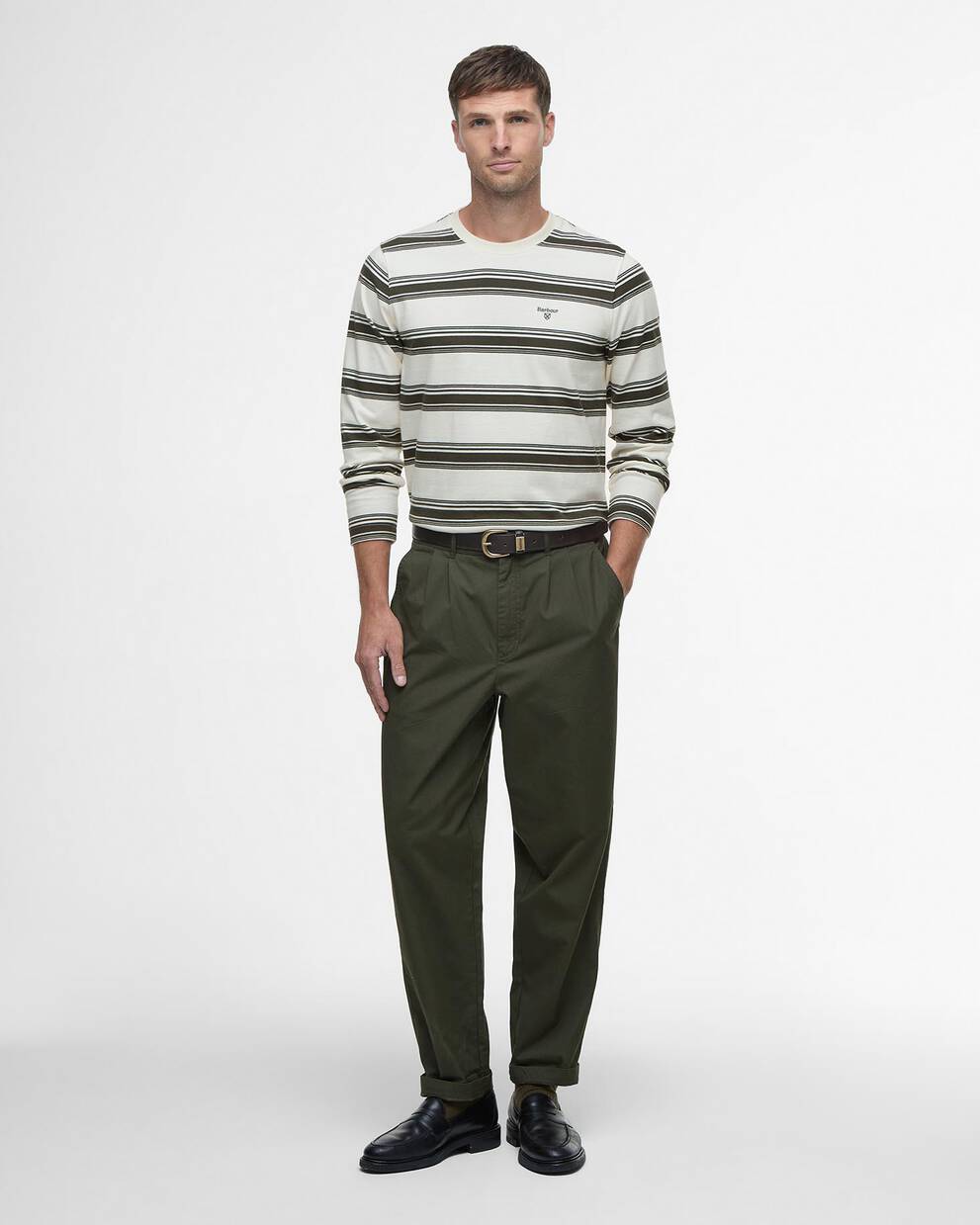 Plaistow LS Striped Tailored T-Shirt