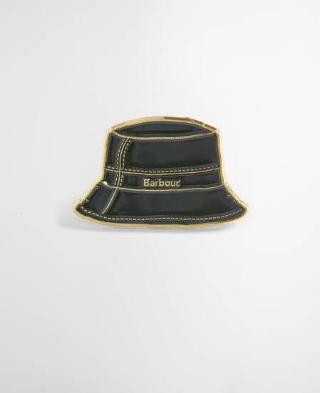 Barbour Bucket Hat Pin Badge Bucket Hat