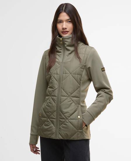 Sweatshirt Kya Quilted Dusky Khaki