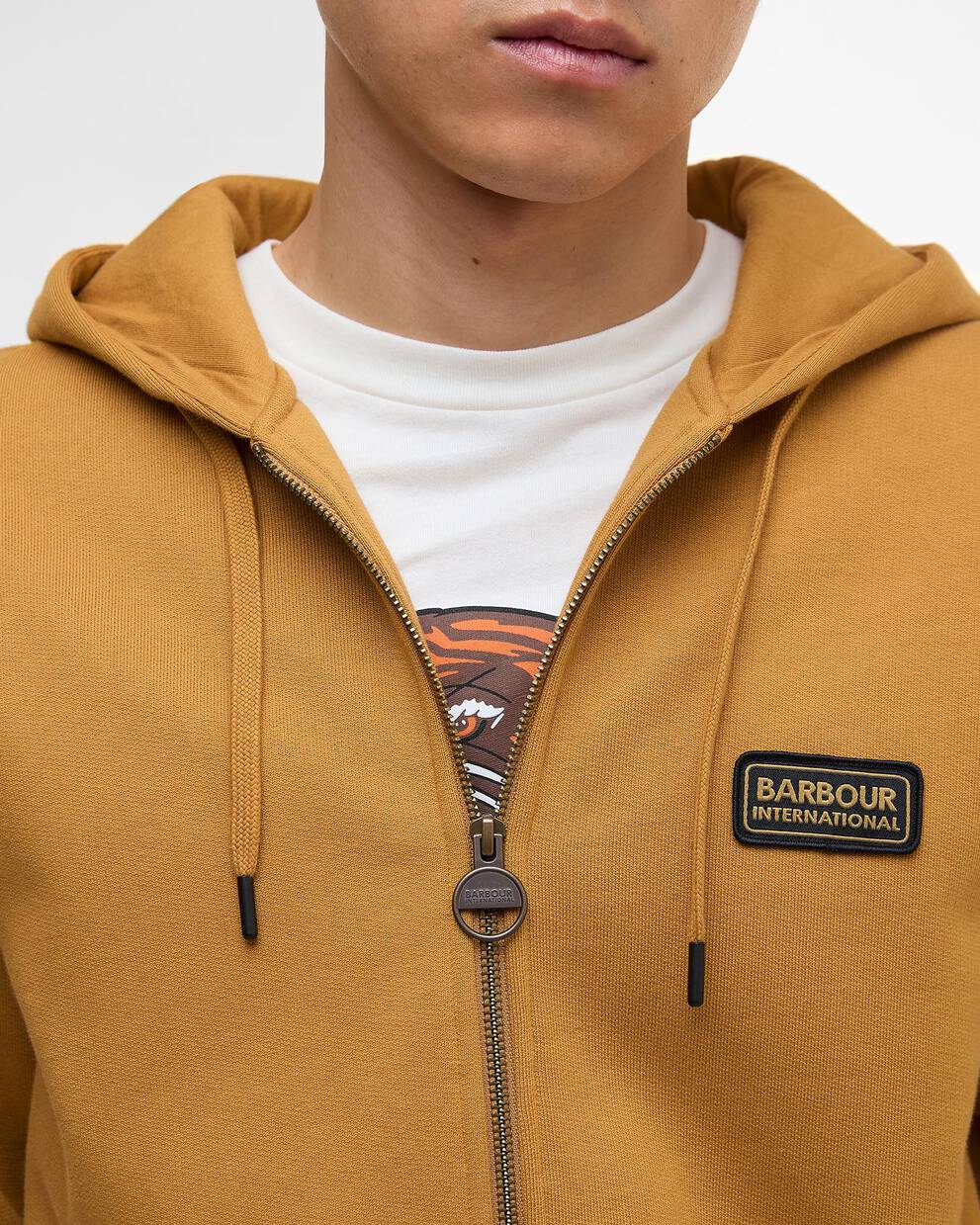 Felpa con cappuccio e chiusura a zip Donnington