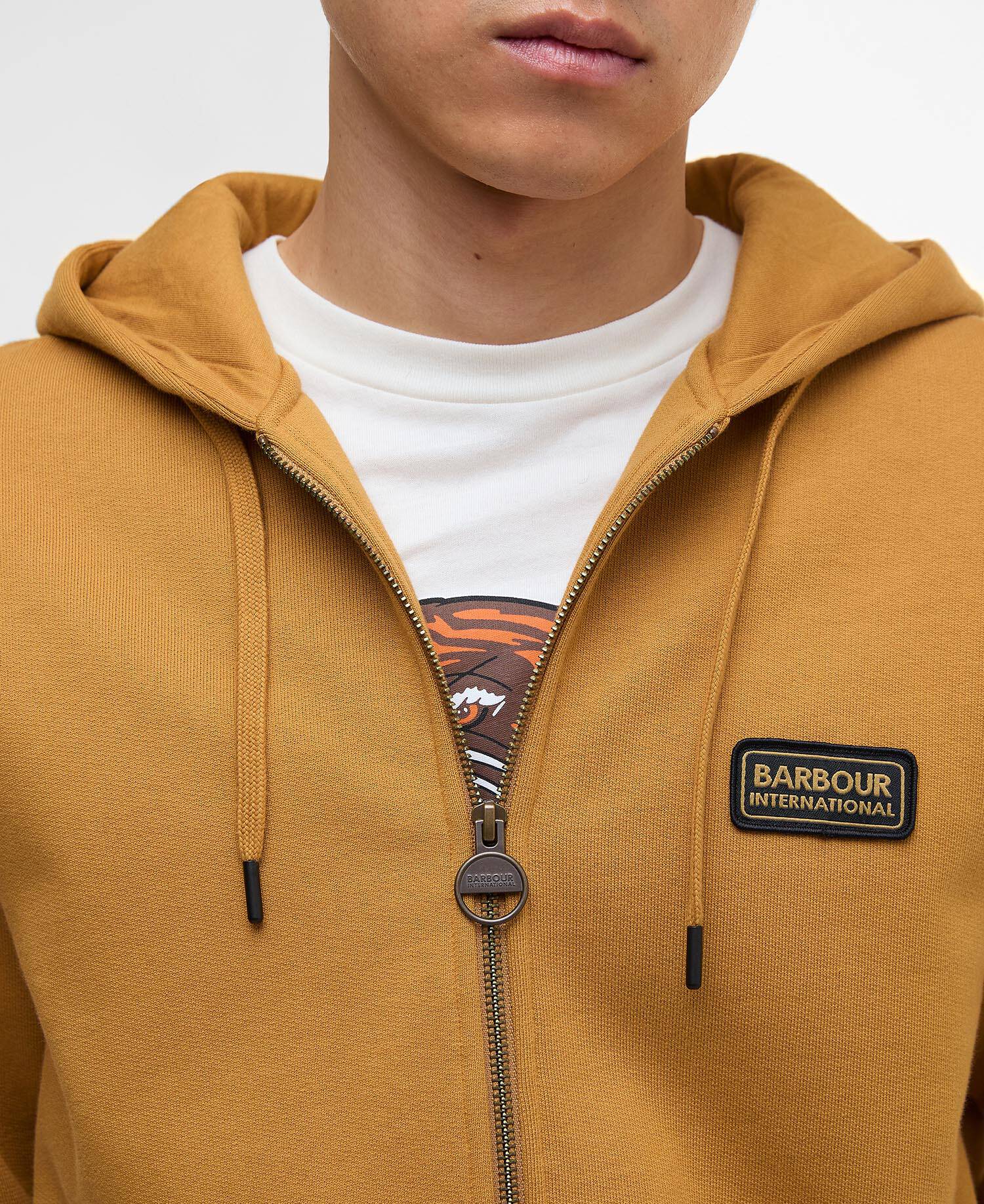 Felpa con cappuccio e chiusura a zip Donnington image number 3