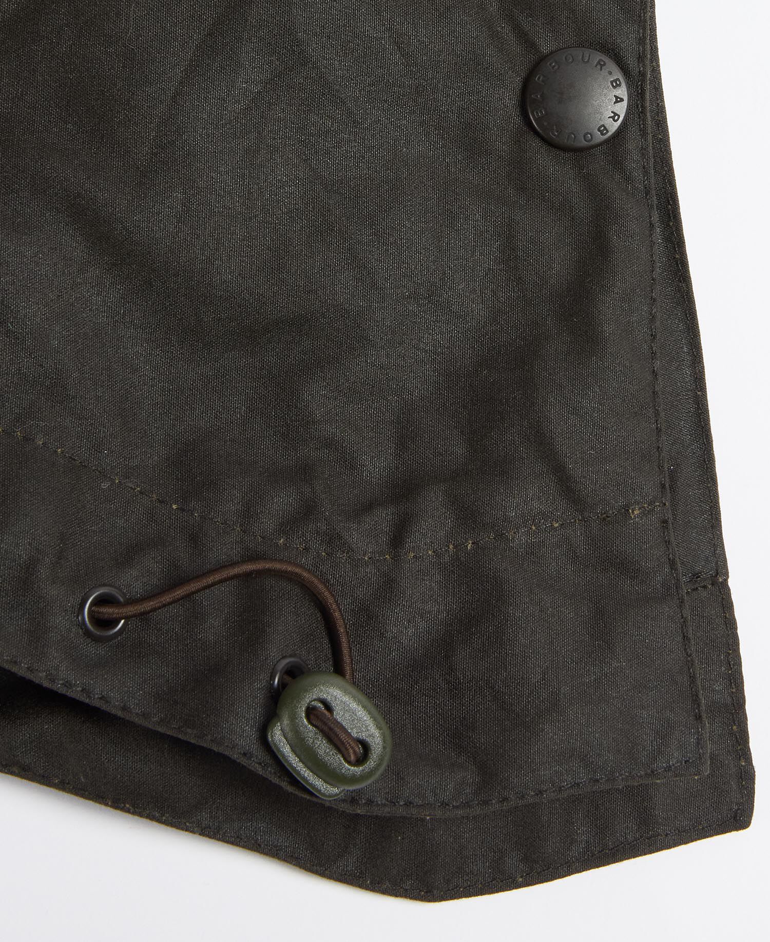 Waxed Storm Hood Olive