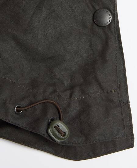 Waxed Storm Hood Olive