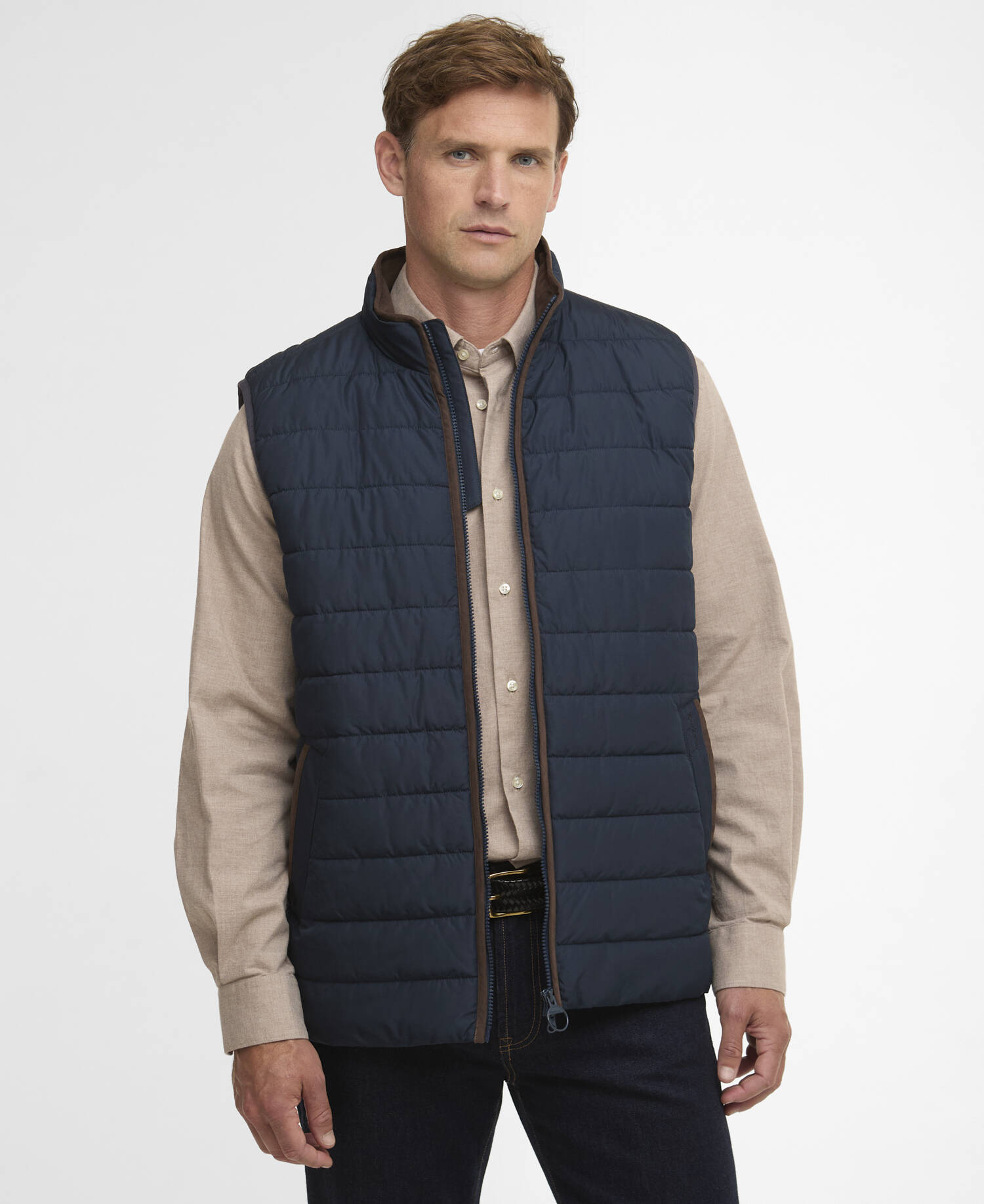 Broughton Quilted Gilet Navy image number 0
