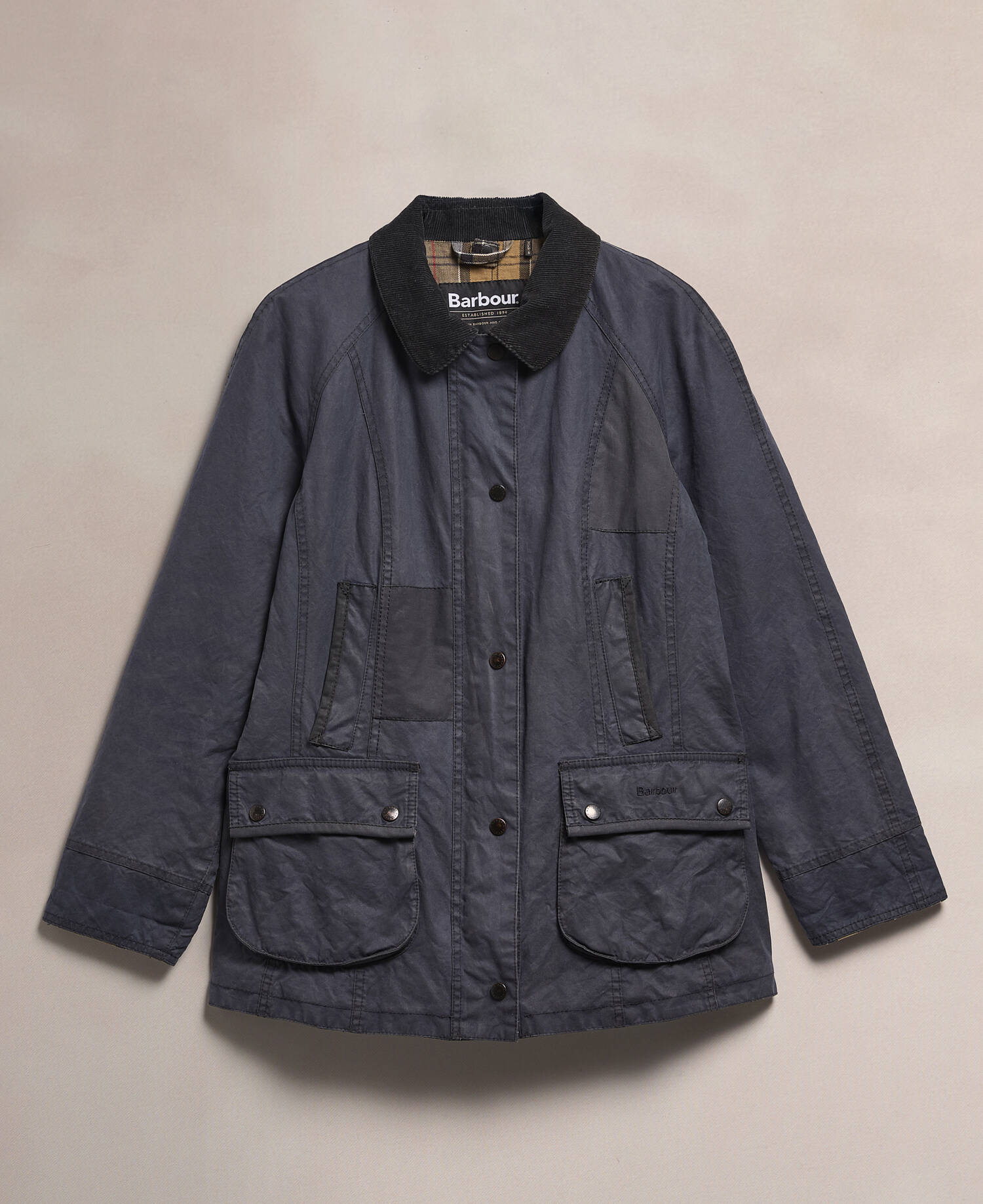 Barbour Re-Loved Women's Beadnell Waxed Jacket image number 0