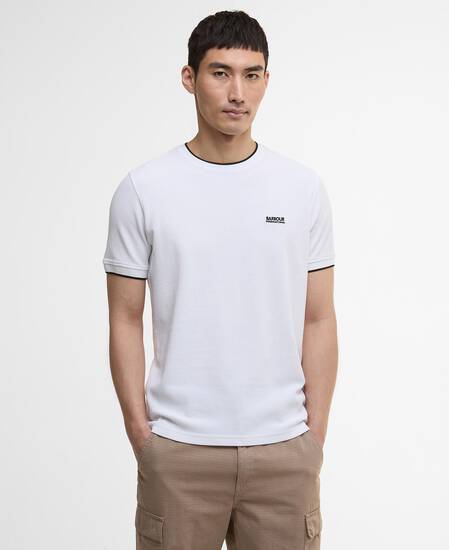 Seb Textured T-Shirt Optic White