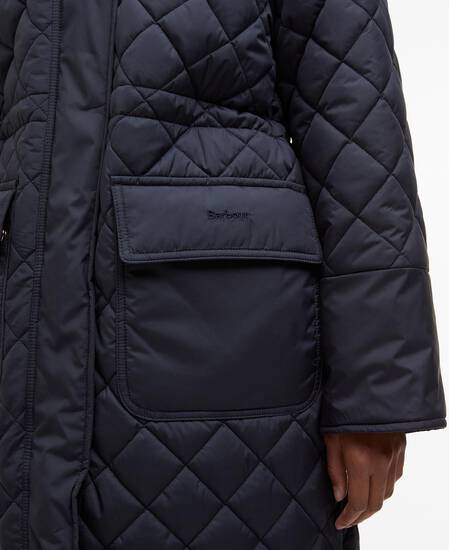 Giacca trapuntata Aishling Dark Navy/Ancient Poplar