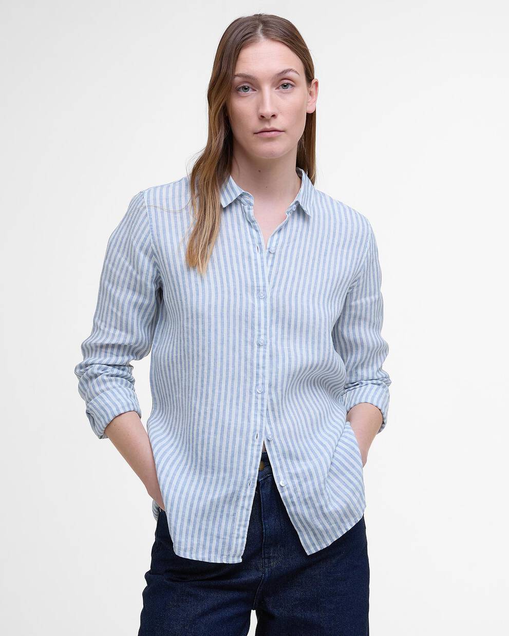 Marine Relaxed Long-Sleeved Shirt