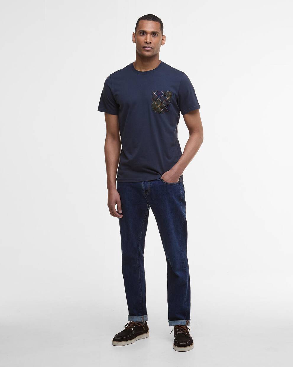 T-Shirt Arnside Tartan Pocket