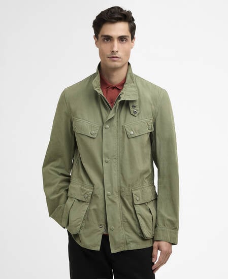 Giacca casual Duke tinta in capo Burnt Olive