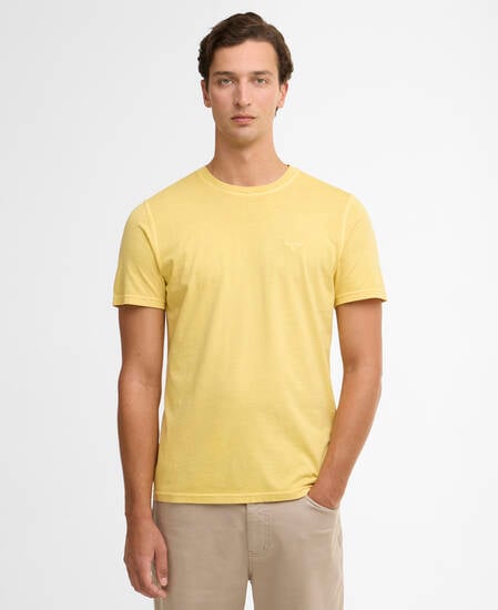 Washed Tartan T-Shirt Washed Yellow