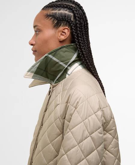 Laoise Quilted Jacket Honey/Ancient Poplar