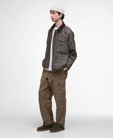 Wolljacke Editor Olive Check