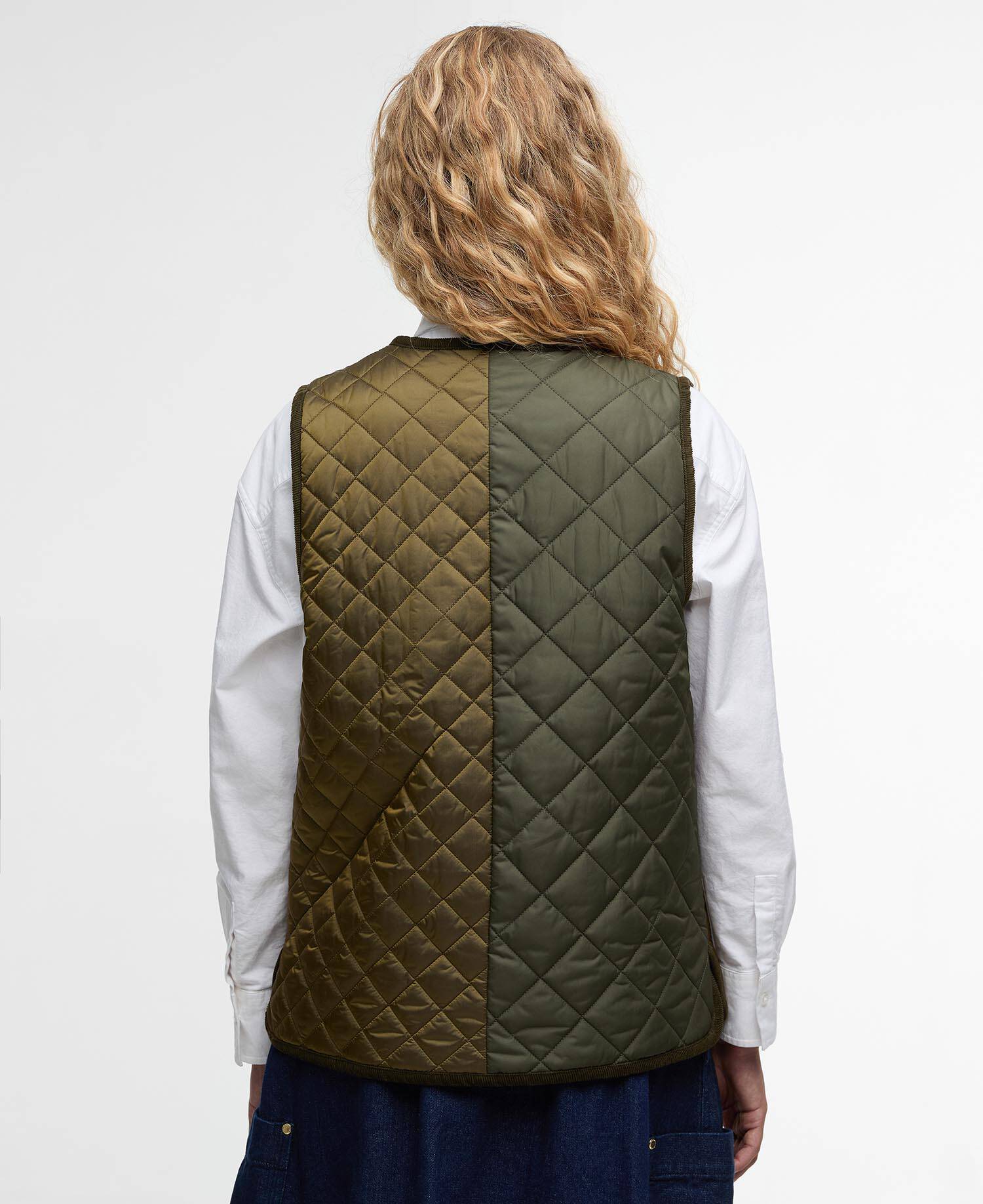Heslerton Gilet Golden Olive/Olive/Ancient Tartan image number 2