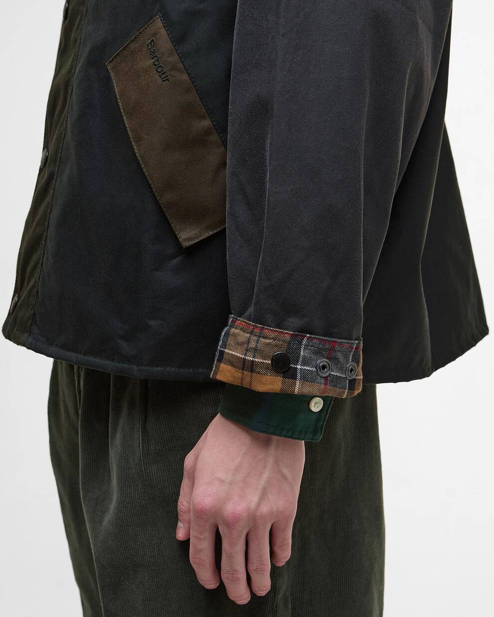 Patchwork Transport Waxed Jacket