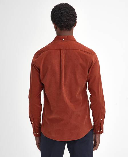 Ramsey Tailored Long-Sleeved Shirt Dark Ginger