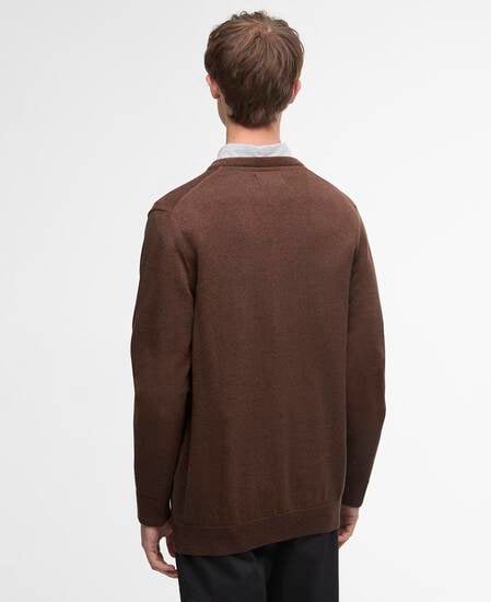 Pima Cotton Crew Neck Jumper Umber