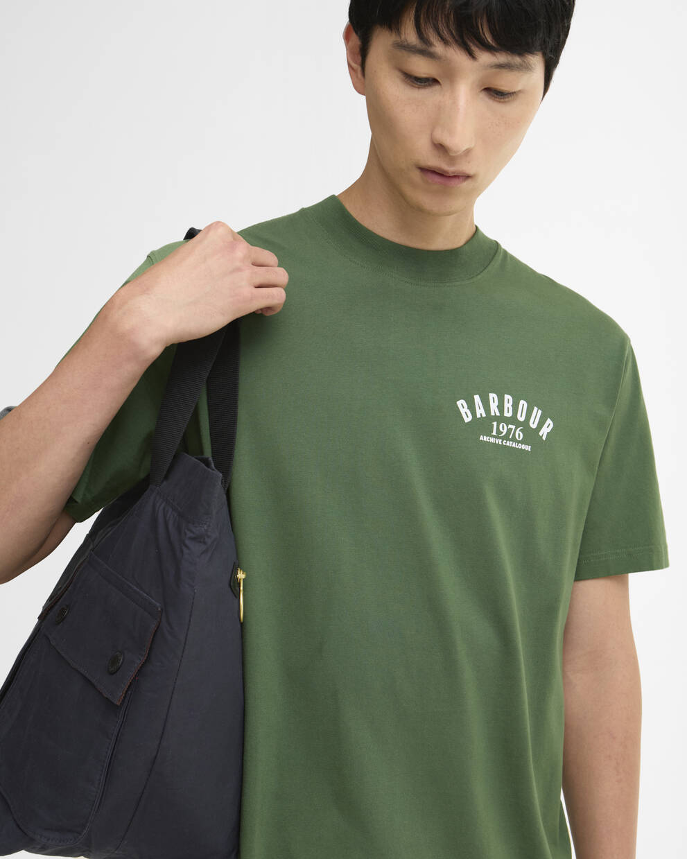 T-shirt oversize con stampa 1976