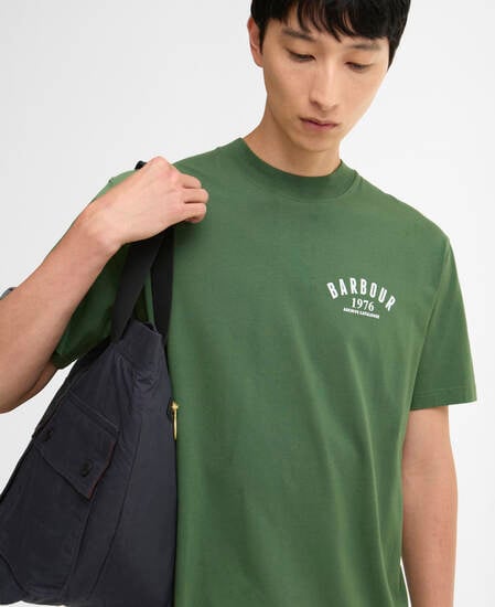 1976 Graphic Oversized T-Shirt Racing Green