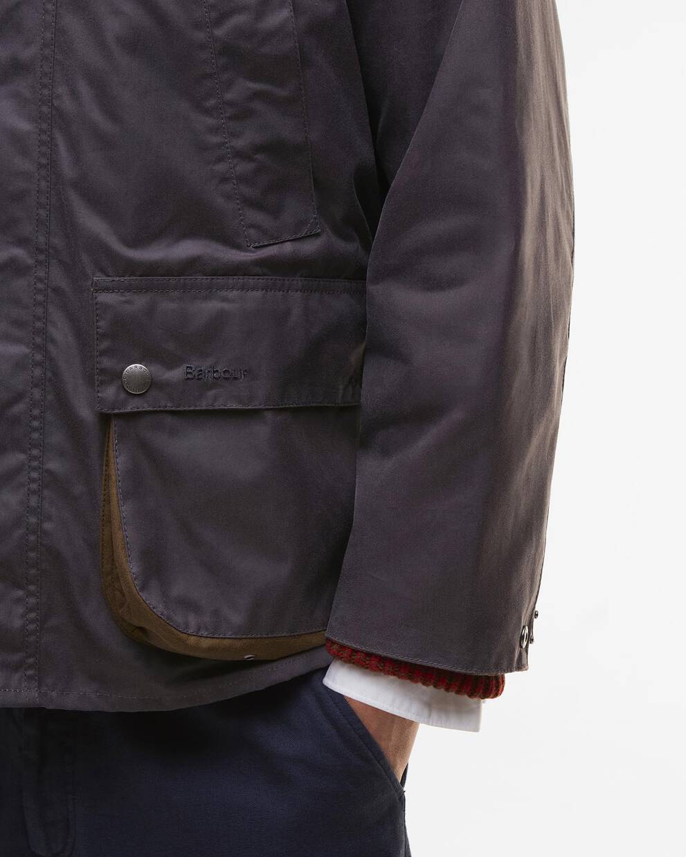 Paul Smith loves Barbour Oversized Bedale Waxed Jacket