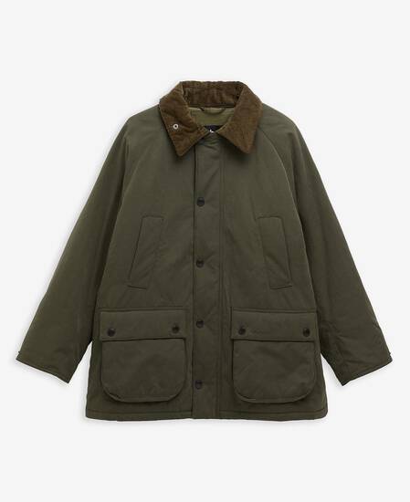 Freizeitjacke Oversized Bedale Padded Olive