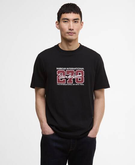 T-shirt con stampa Vasey Black