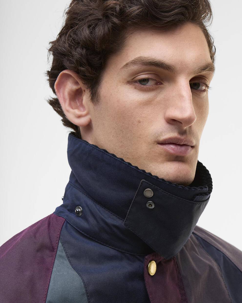 Giacca cerata Bedale oversize a righe Paul Smith loves Barbour