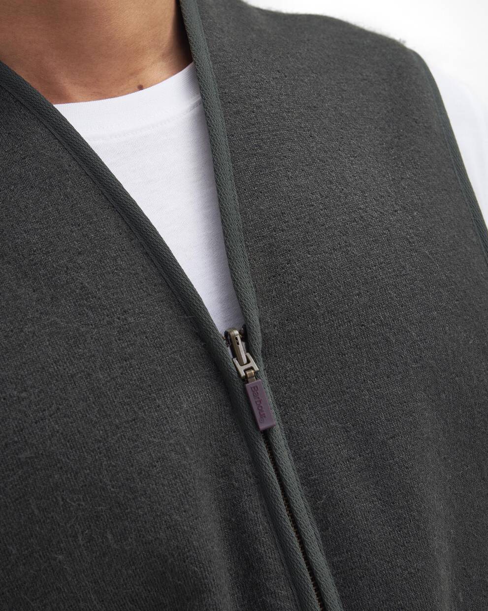 Gilet/fodera in pile caldo con cerniera