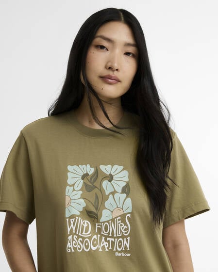T-shirt Selena Bleached Olive