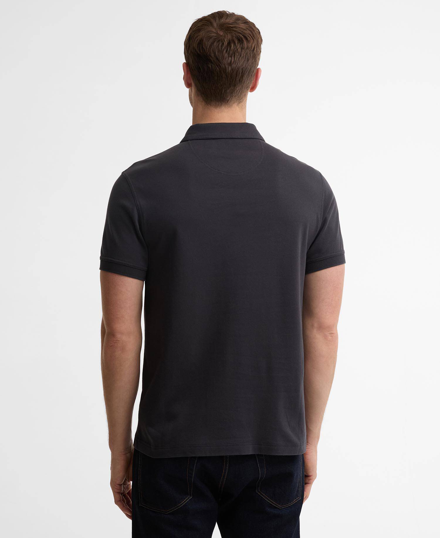 Crakehall Tailored Polo Shirt Dark Navy image number 2