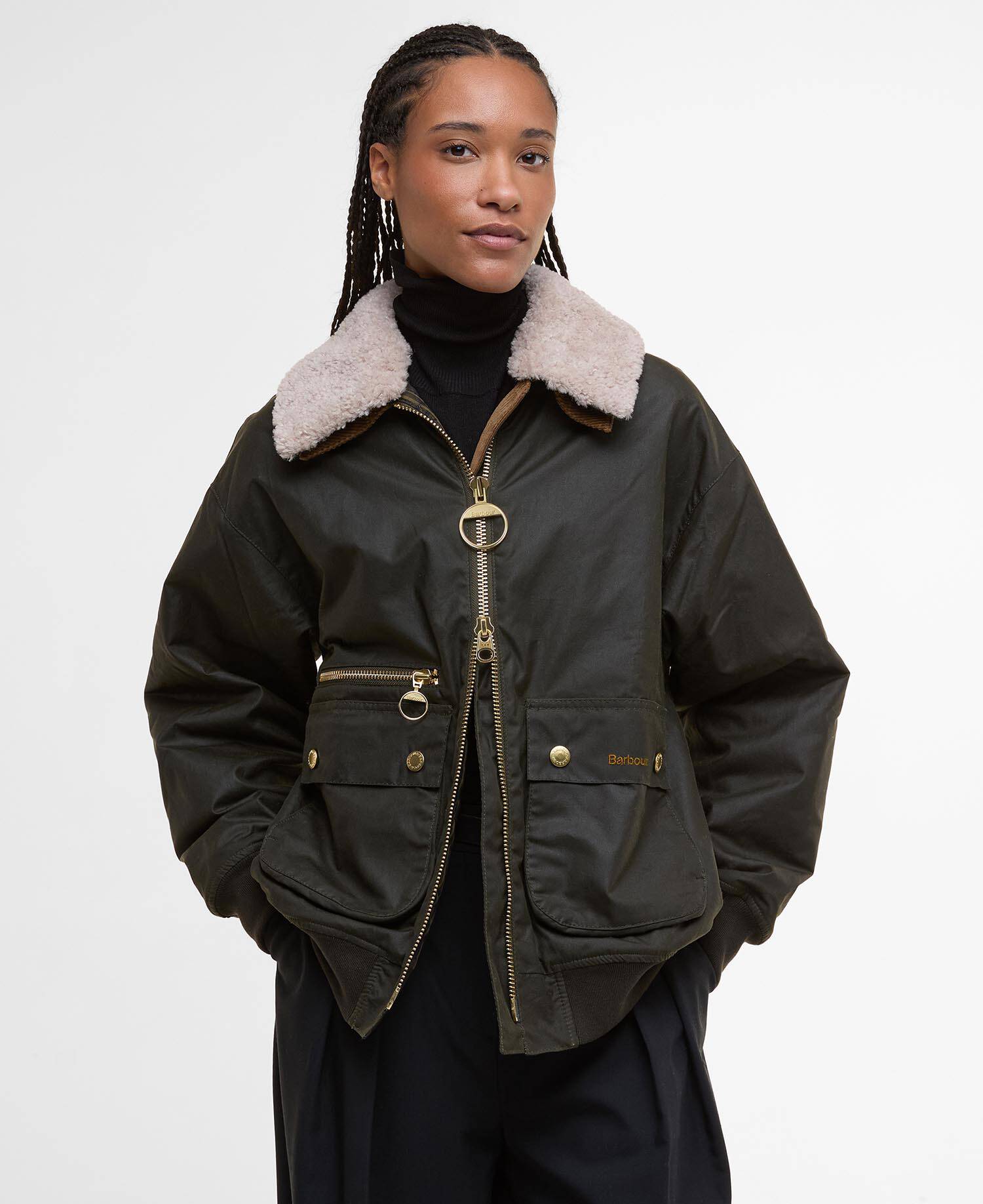Maxine Waxed Bomber Jacket image number 0