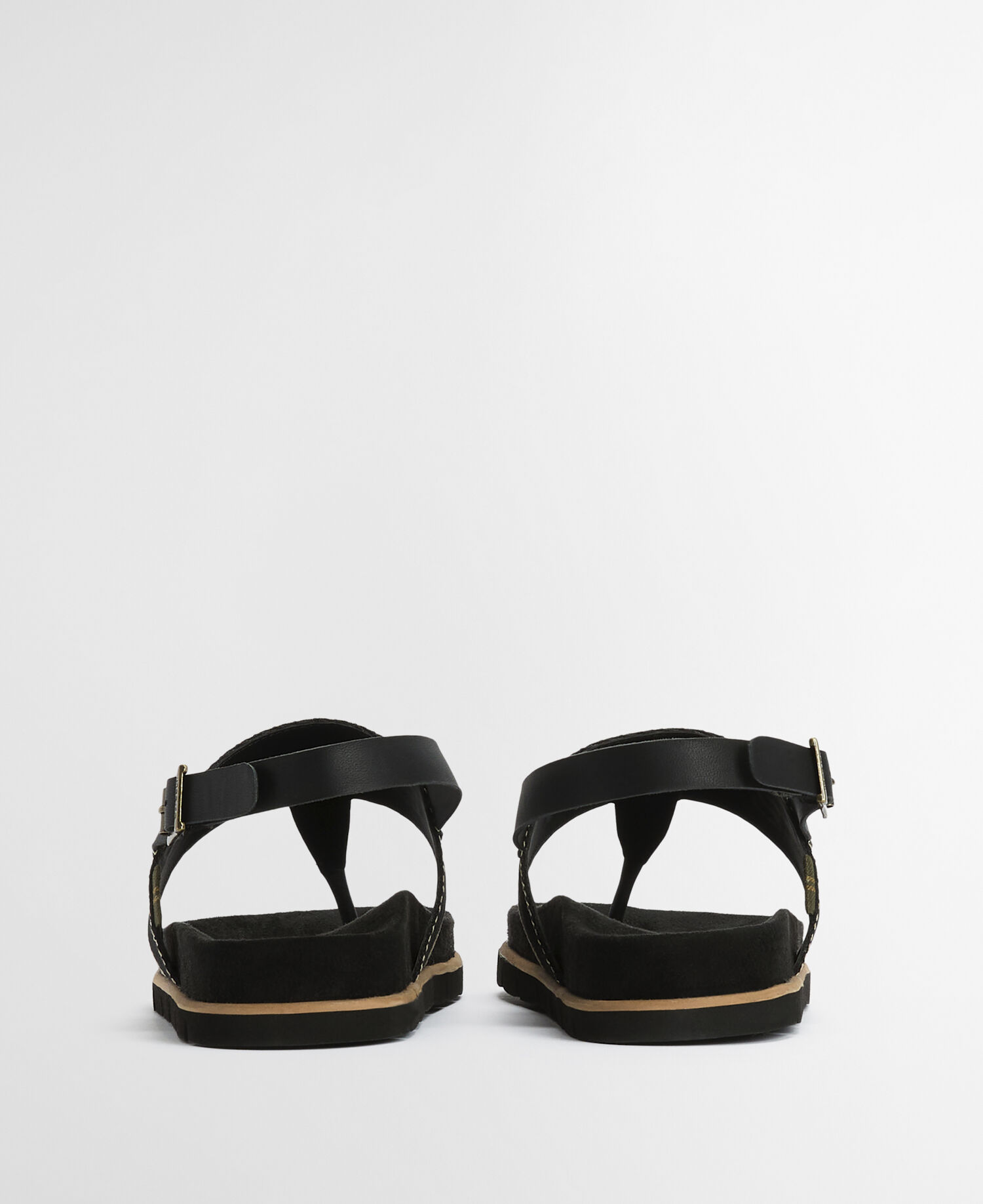 Lumley Toe Post Sandal Black