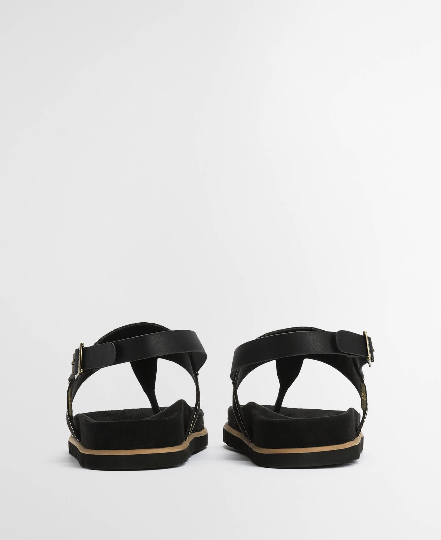 Lumley Toe Post Sandal Black image number 1