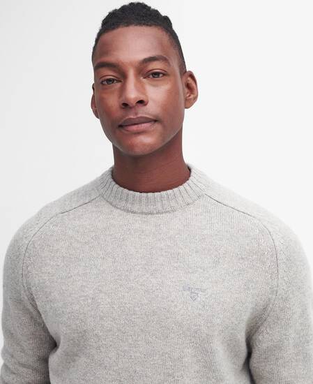 Grangetown Crew Neck Jumper Light Grey