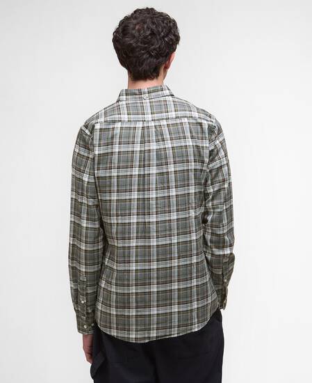 Mosswood Tailored Long-Sleeved Shirt Grey Marl
