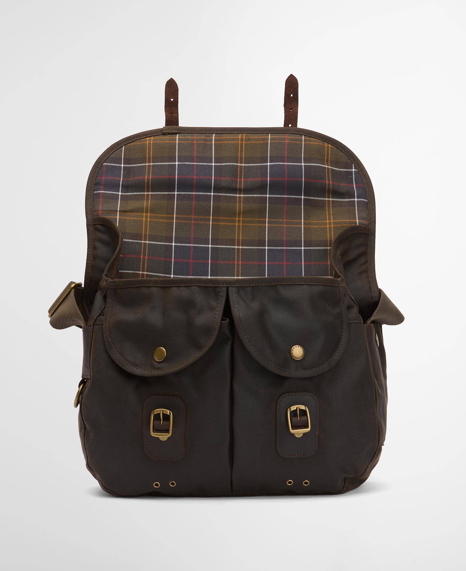 Waxed Leather Tarras Bag Olive image number 6