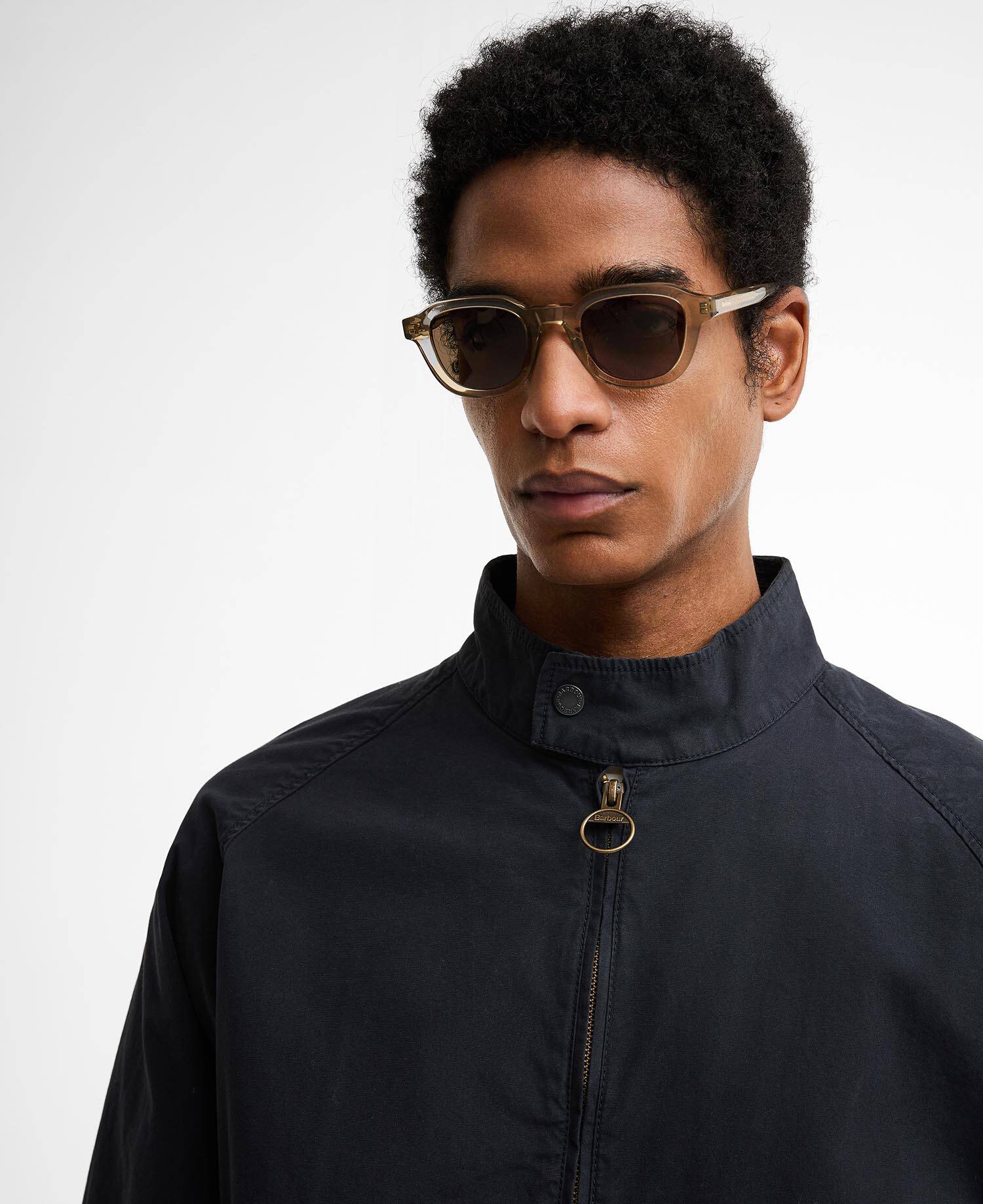 Royston Cotton Harrington Jacket Dark Navy image number 3
