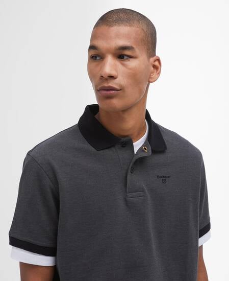 Essential Sports Mix Short-Sleeved Polo Shirt Classic Black