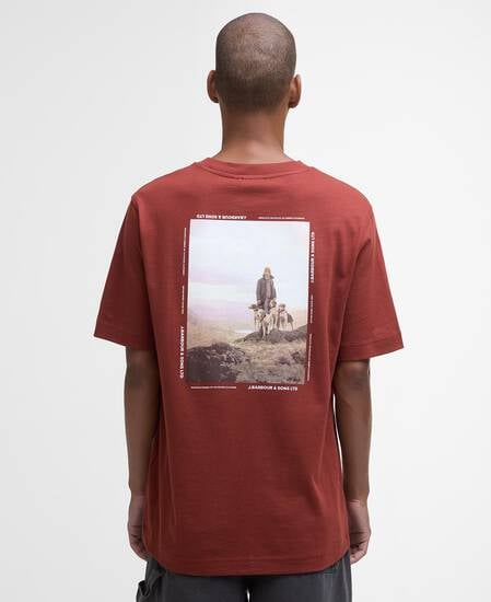 Parkend Photographic Relaxed T-Shirt Fired Brick